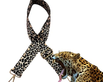 Jaguar Print Crossbody Strap