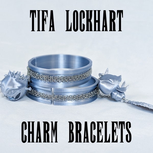 Tifa Lockhart Charm Bracelet Set of 2 | Final Fantasy 7 Remake Rebirth
