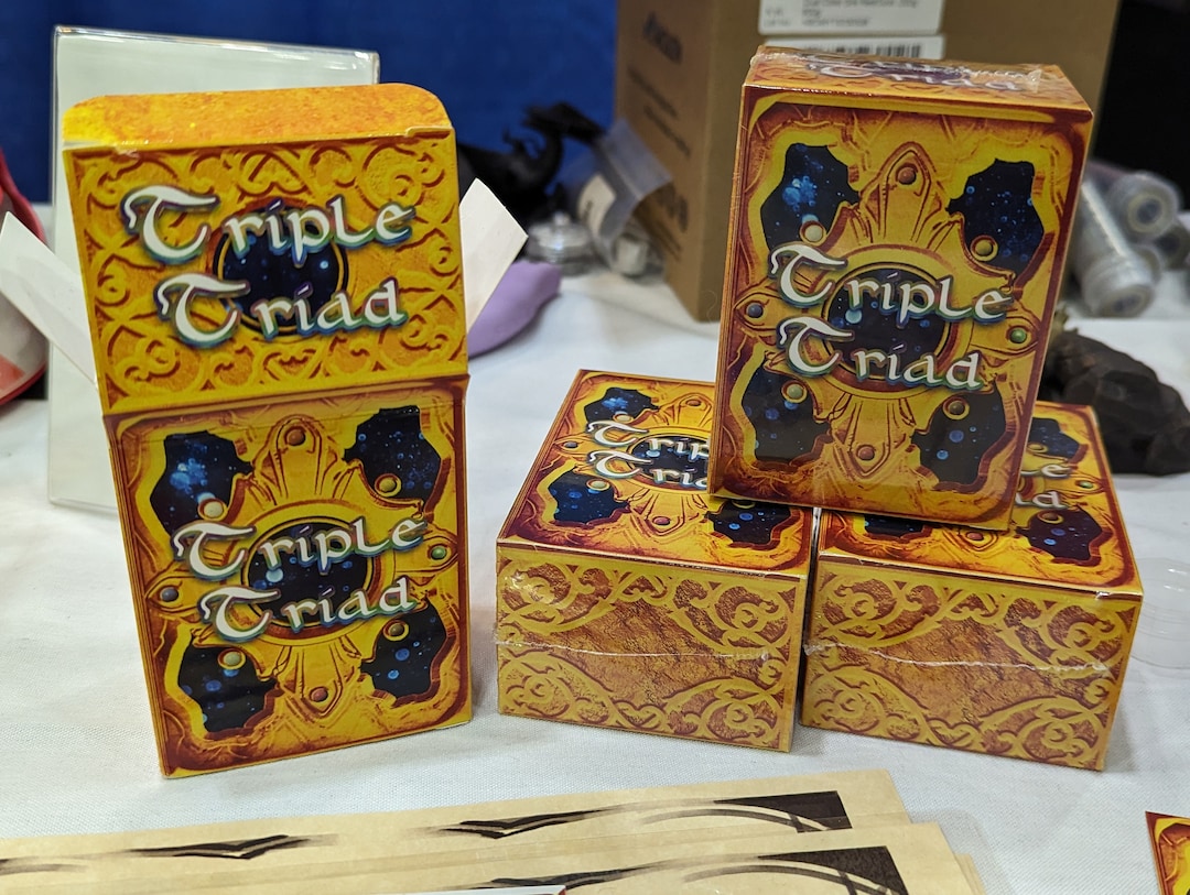 Triple Triad Card Game 110 Fullart Cards With Rules and Additional