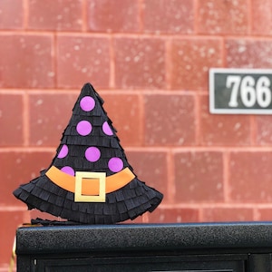 Halloween Witch Hat Mini Piñata: Spooky Party Favor