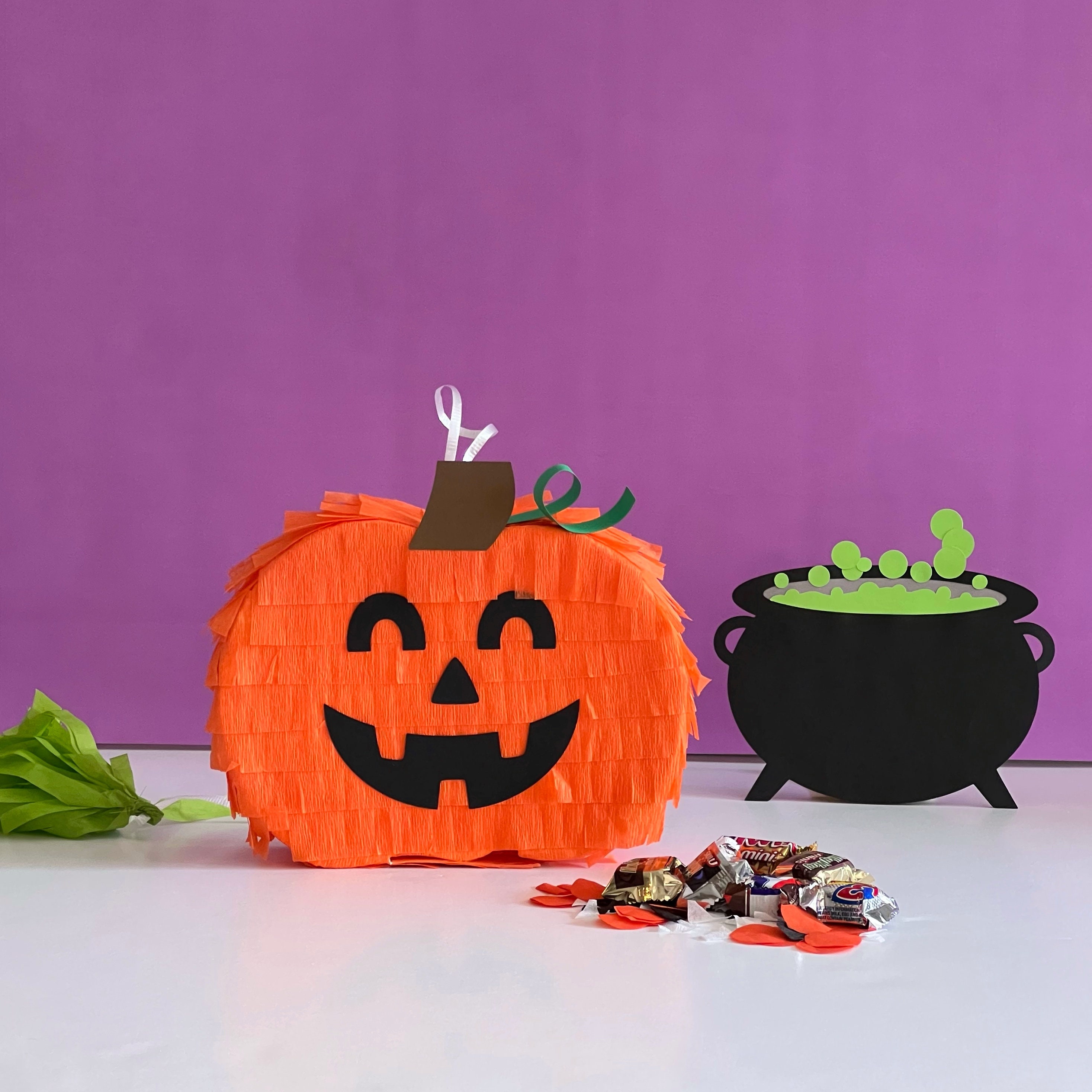 Halloween Witch Hat Mini Piñata / Halloween Decor / Halloween Etsy