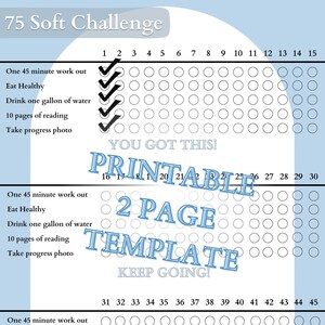 75 Soft Challenge | Printable Download