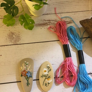 Hand Embroidered Hair Clip Accessories Cute Hair Clip Ladies&#39; Hair Accessories