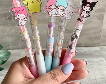 Hello Kitty Lot of 12 Sanrio Gel Pens BNWT Vintage Rare