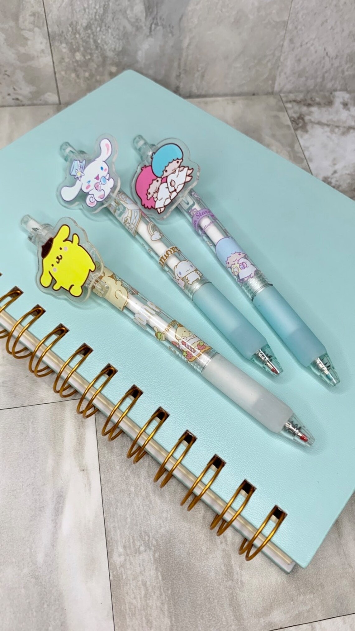 Sanrio Pen, Sanrio Character Pen, Kawaii Pen, Stationery Sticker ...
