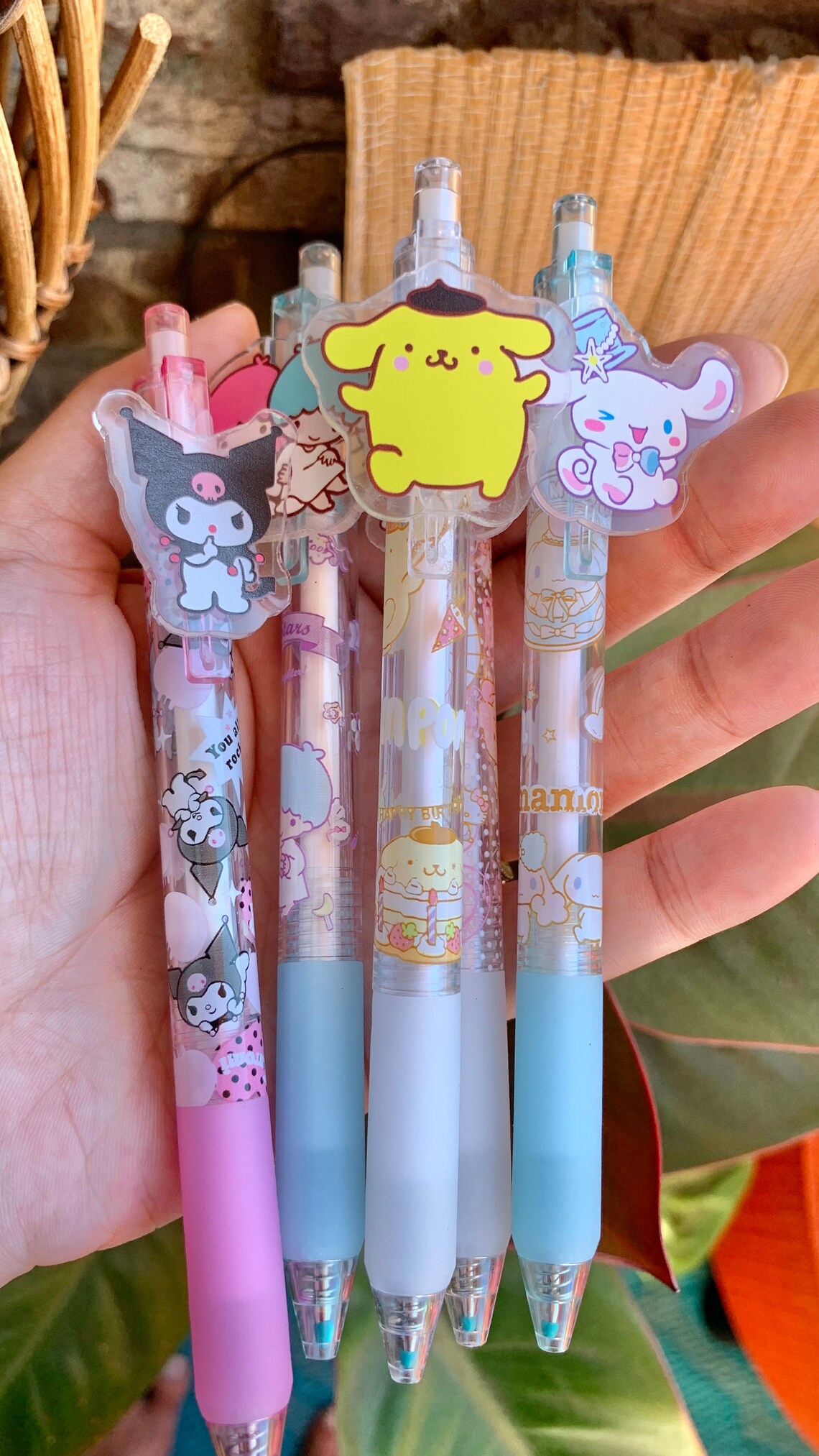 Sanrio Pen, Sanrio Character Pen, Kawaii Pen, Stationery Sticker