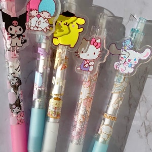 Sanrio Pen, Sanrio Character Pen, Kawaii Pen, Stationery Sticker ...
