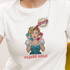 Atomic 50's shirt, Retro shirt, Funny shirt, Sarcastic tee, What the F shirt, Gift for customer service person, Vintage 50's tee,