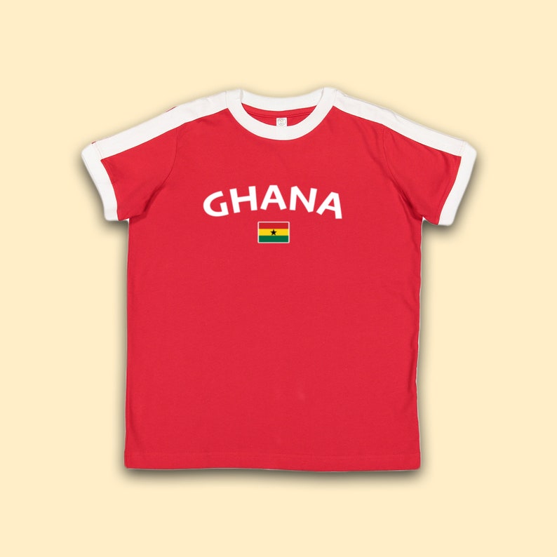 Ghana Womens Blokette Y2K Baby Tee Jersey Shirt Etsy UK