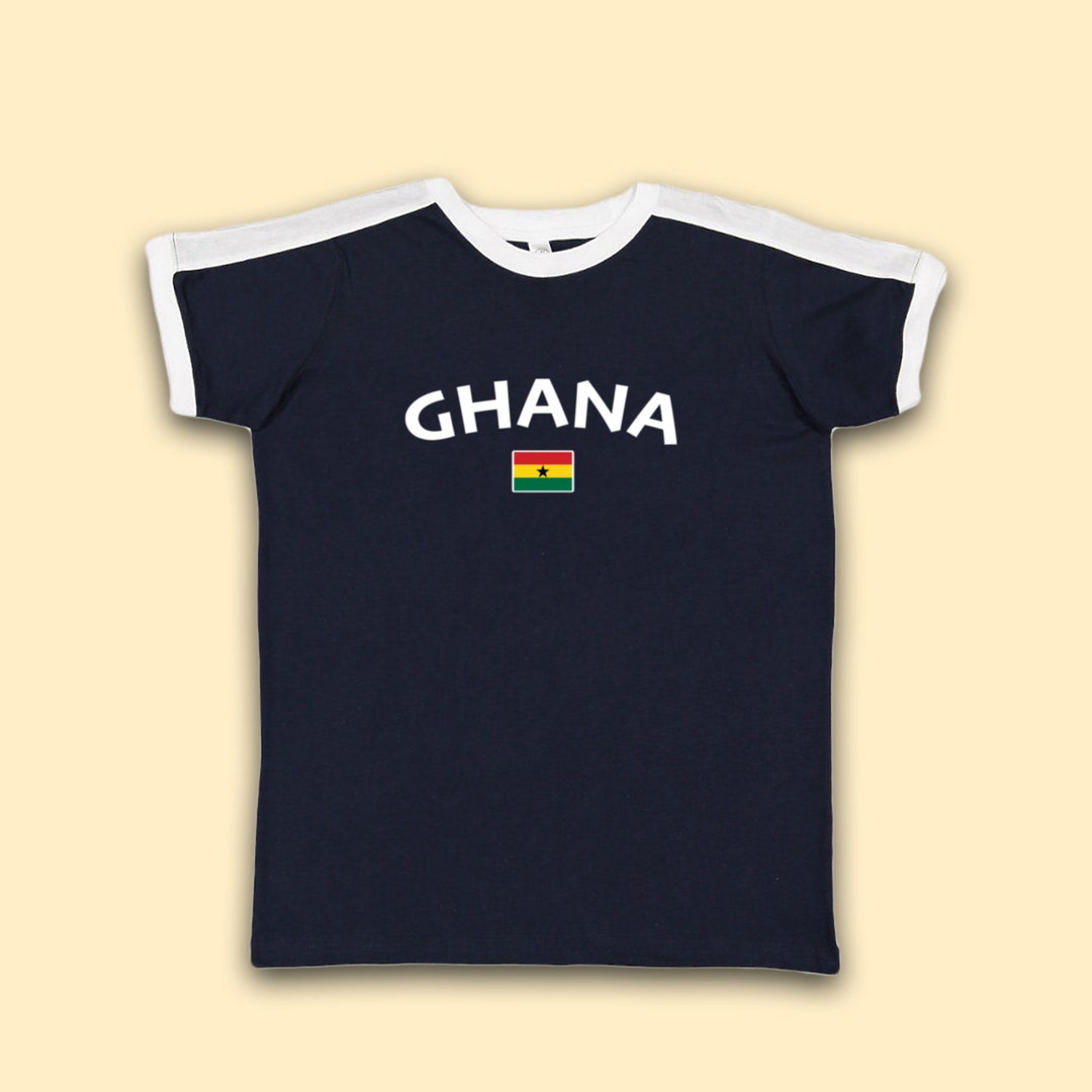 Ghana Womens Blokette Y2K Baby Tee Jersey Shirt Etsy UK