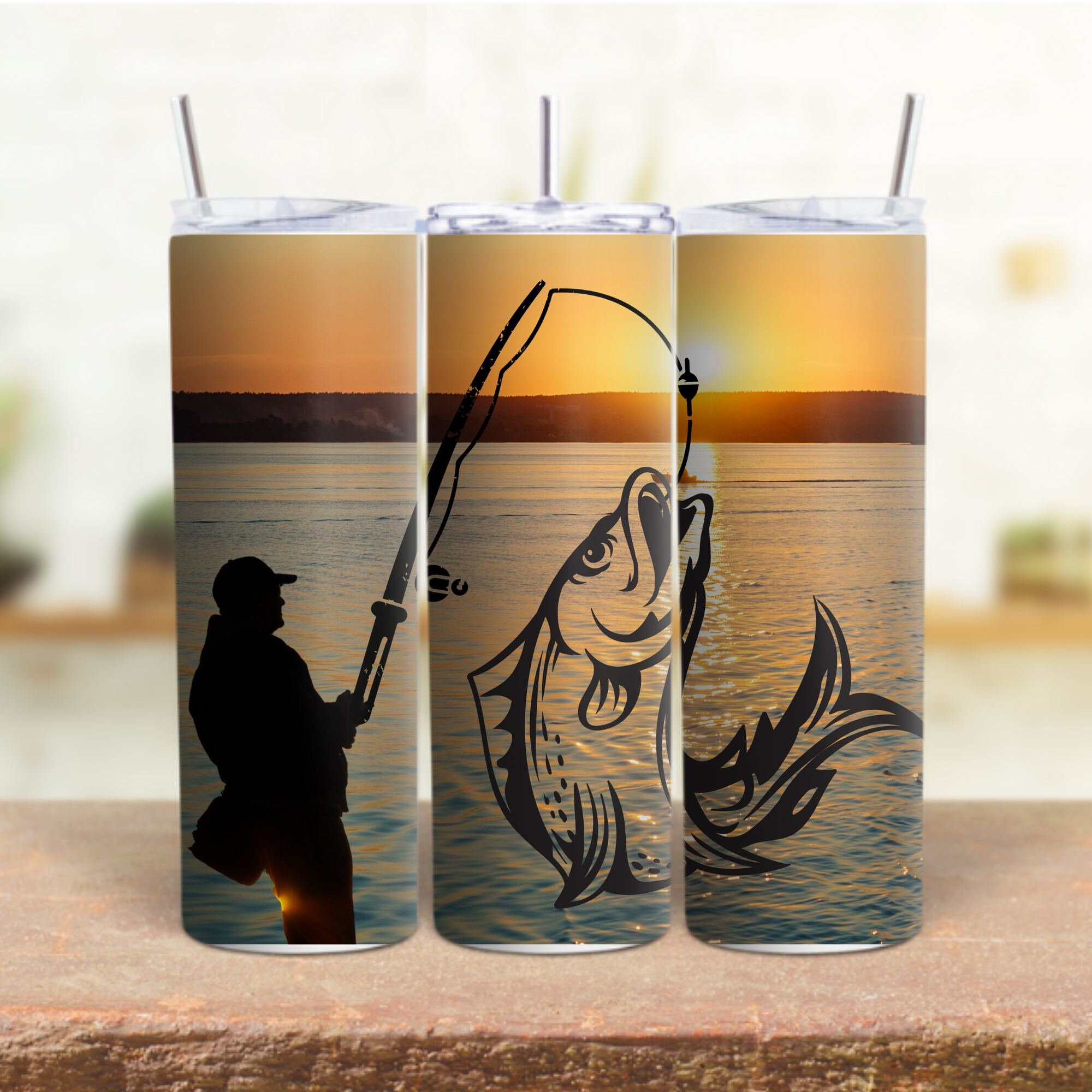 Bundle Hunting, Birds Hunting,and Fishing Tumbler Designs 20oz Skinny