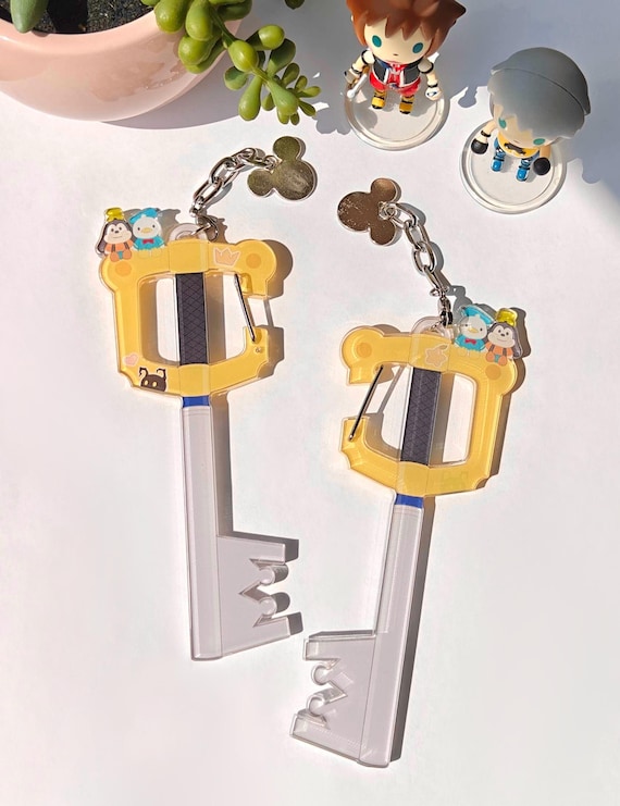 Kingdom Hearts - Keyblade Acrylic Carabiner Keychain