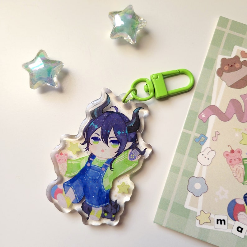 malleus draconia keychain charm