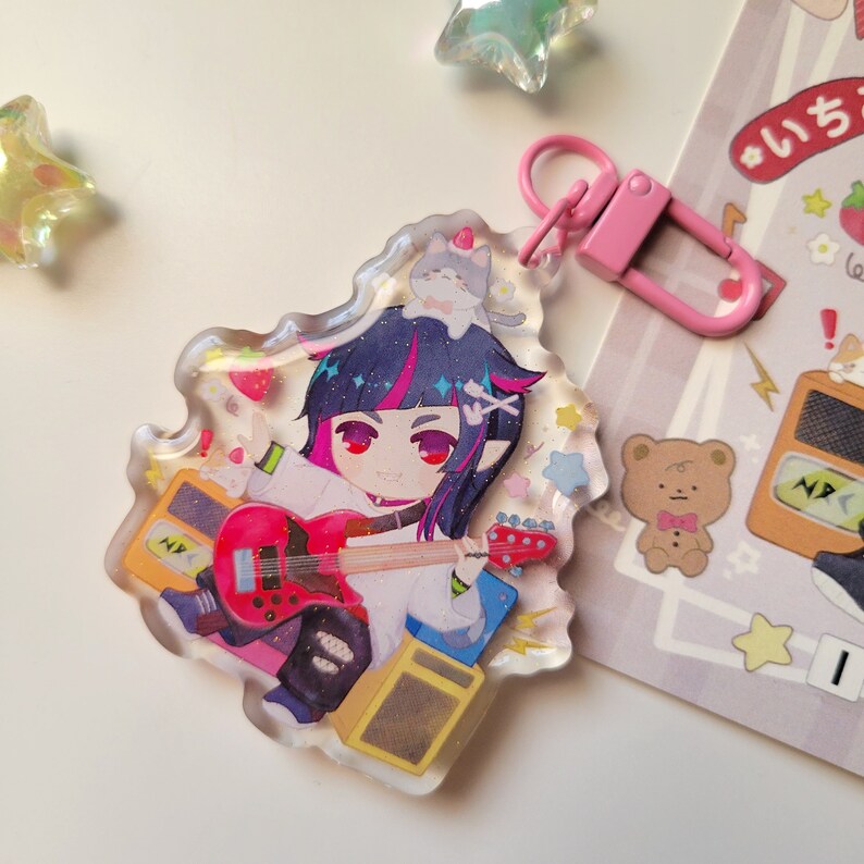 twisted wonderland lilia vanrouge charm keychain
