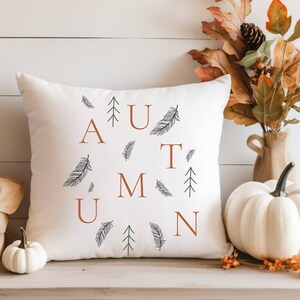 Autumn Pillow | Boho Fall Decor |  Fall Decor | Fall Throw Pillow | Fall Pillow Cover | Autumn Decor | Modern Farmhouse Decor