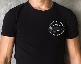 North Atlantic Right Whale Shirt, Marine Biology Tee