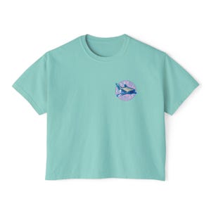 No Fins No Future Women's Boxy Tee, Shark conservation shirt, stop shark finning Top, save sharks, Shark Gift for Her, Relaxed Fit Tee image 3