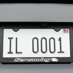 Screaming Coyote Mustang GT Premium Stainless Steel License Plate Frame