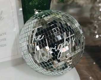 Personalizable Disco Ball | Weddings, Socials, Showers, Events, Parties