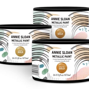 Annie Sloan Metallic Paint - The 3 Painted Pugs