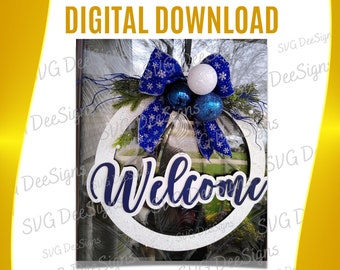 Welcome Door Sign | Welcome Door Decor | Welcome Door Wreath | Door Sign