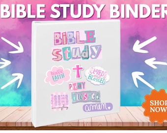Bible Study Binder for Beginners | Bible Study, Bible Study Worksheets, Bible Study Journal, Christian Gifts,
