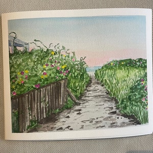 Discounted test prints- 8x10in w/ 1/2inch border. Drakes Island, Maine. Fern Street Path.