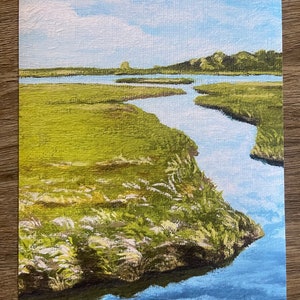 Discounted test prints- 8x10in. Maine Marsh