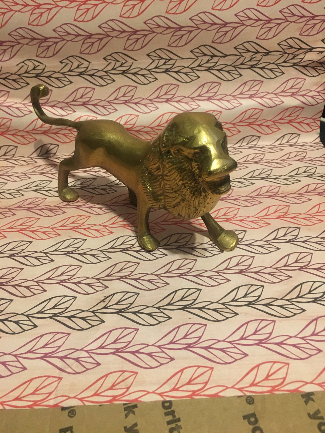 Solid Brass Lion - Etsy