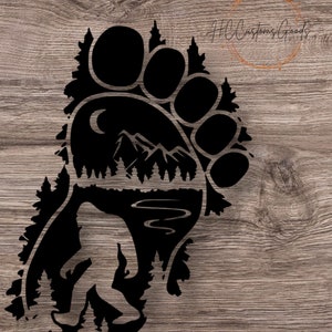 Bigfoot Foot Decal | Truck Decal | Sasquatch Decal | Bigfoot Sticker | Window Decal