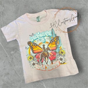 Cowgirls T-Shirt | Wildflowers Wildhorses | Toddler Shirt | Western Themed Shirts | Kids Shirts | Country Wear