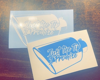 Calcomanía para camión diésel Just the Tip / Gráficos de vehículos personalizados