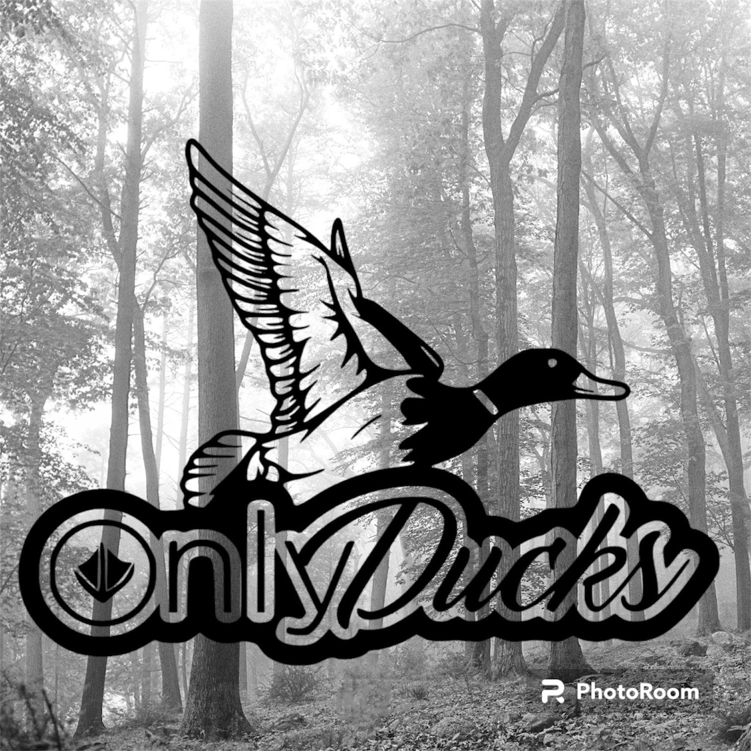 Only Ducks Decal | Duck Hunting Decal | Truck Decals | Hunting Decals ...
