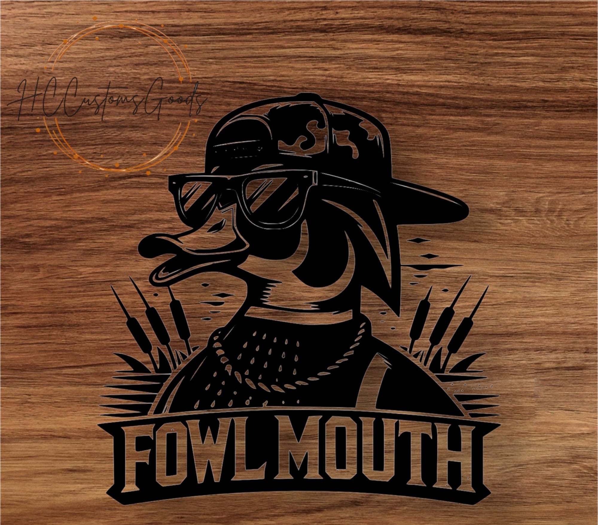 Quack Head 14 duck hunting sticker decal gun rifle truck bow car hunt