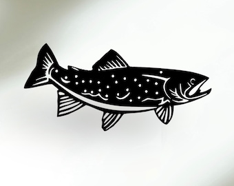 Rainbow Trout Decal | Trout Vinyl Decal | Fish Decal | Window Decal | Trout Fishing