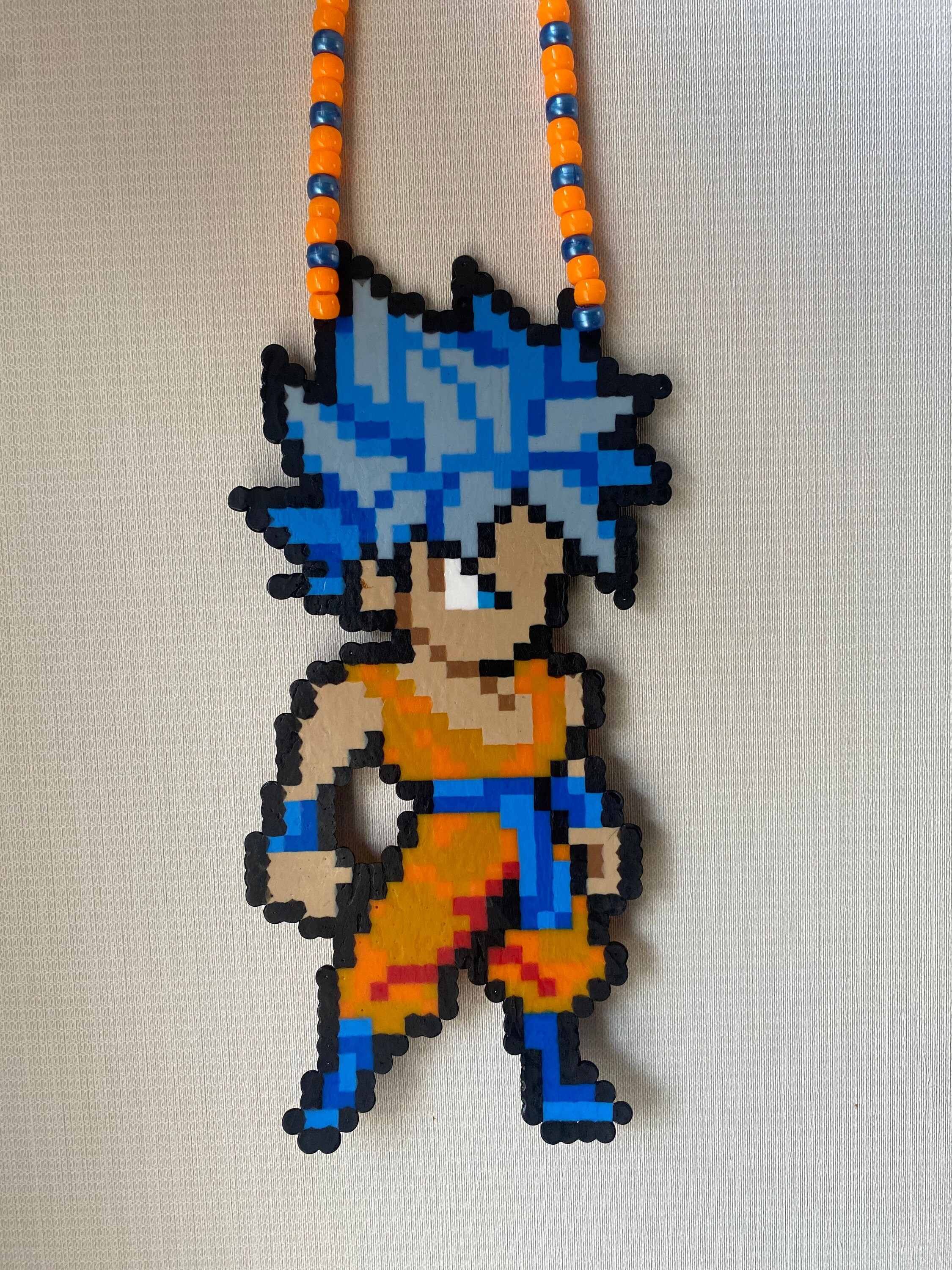 Goku Perler - Etsy Goku Perler - Etsy