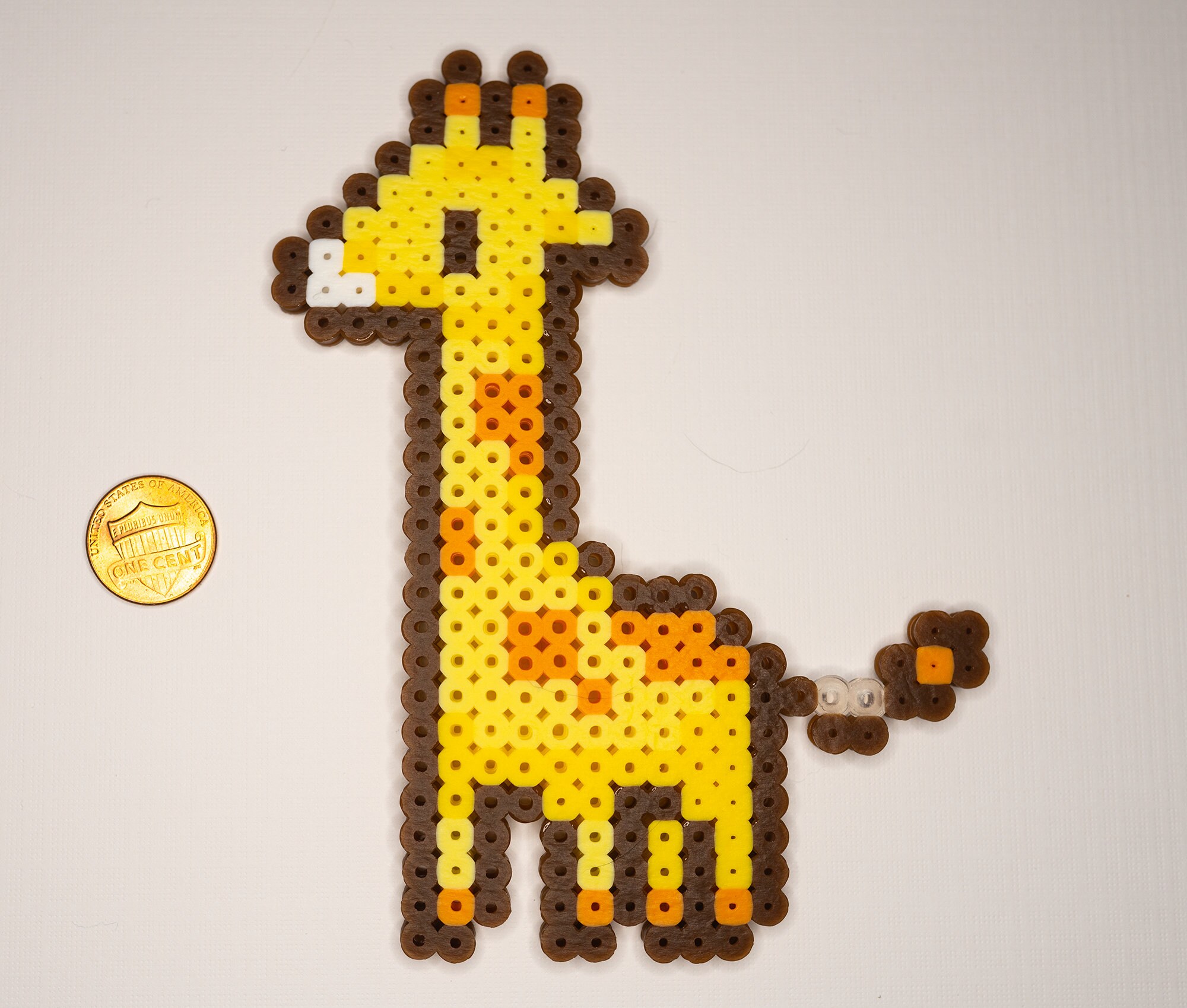 Giraffe Bead Art Etsy