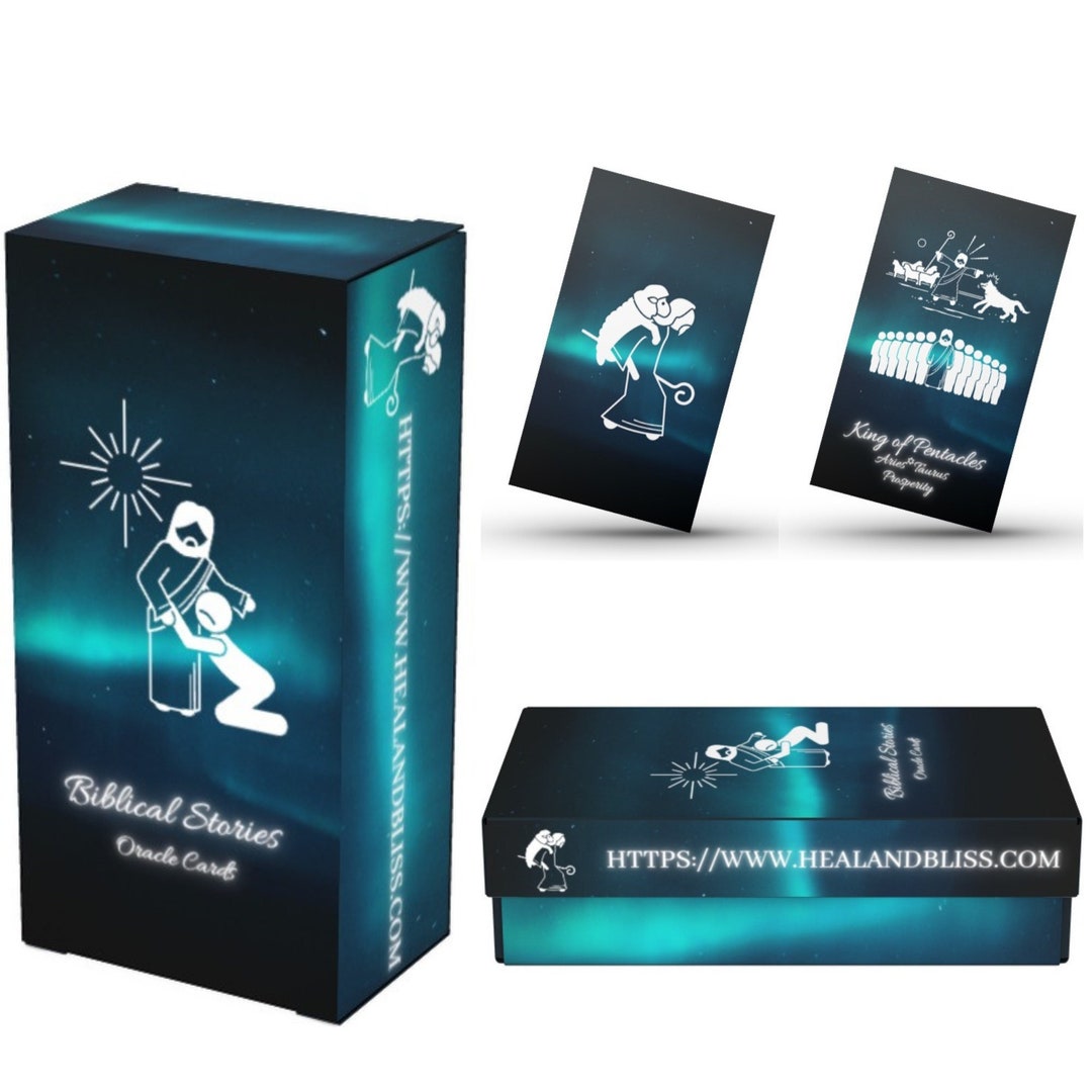 Digital Oracle Cards Biblical Stories 84 Cards Etsy