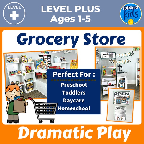 Pretend Play Grocery Store | Dramatic Play Printables