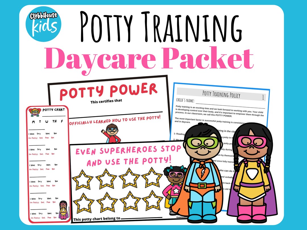 Potty Training in Daycare Etsy