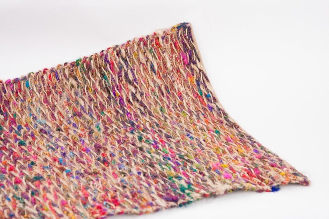 Hand Woven Colorful Chindi Style Rattan Rug, 3x2, Welcome Rat, Bathroom ...
