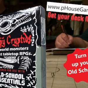 Deck de RPG Creepy Cryptid : à utiliser avec Old School Essentials