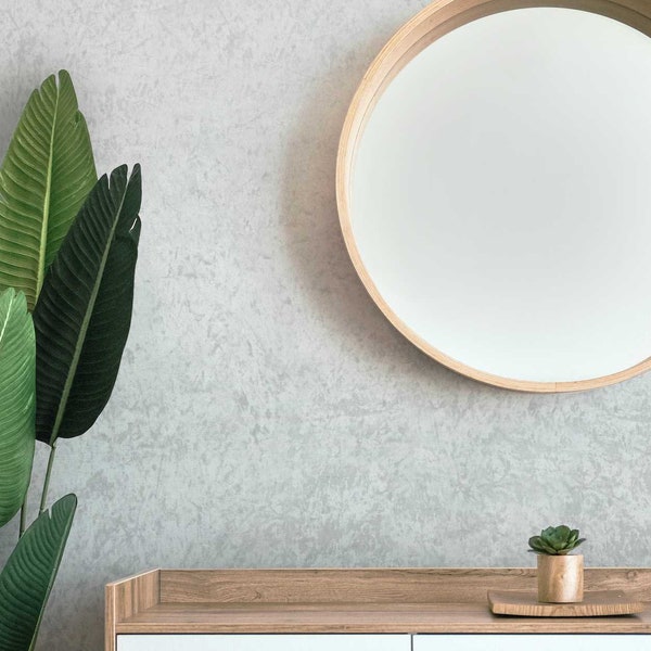 Silver Bathroom Wallpaper Etsy