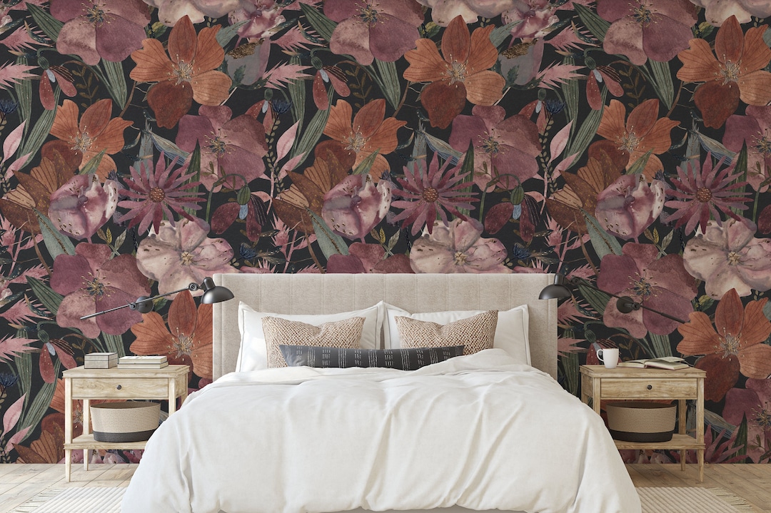 Edith Wallpaper - Etsy