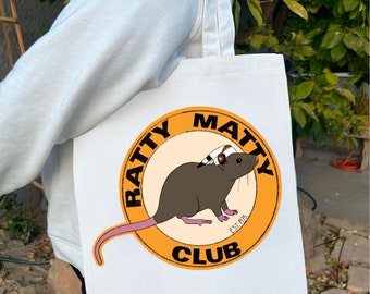 Ratty Matty Club Tote | Matty Healy Stickers | The 1975 | Laptop Stickers | Hydroflask Sticker| The 1975 Bumper Sticker
