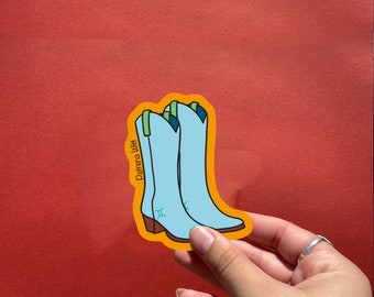 Gemini Cowboy Boots Sticker | Astrology Stickers | Astrology Gift | Zodiac Stickers | Hydroflask Sticker| kindle stickers