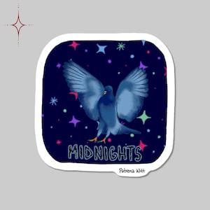 Midnights Sticker | Fan Art Stickers | Eras Tour |Swift Eras | Laptop Stickers | Hydroflask Sticker | Swift Bumper Sticker|Taylor