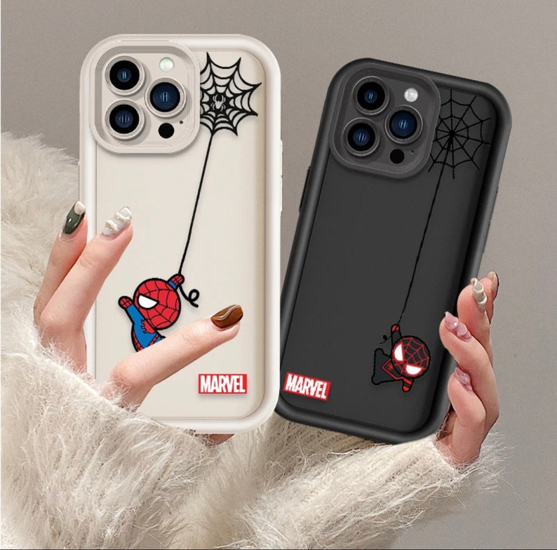 Marvel SpiderMan Mini iPhone Case Se adapta a todos los modelos de iPhone 15, 14, 13, 12, 11, Pro Max, XS Max, X, XR, 7, 8, Plus, 6S, 5S imagen 7