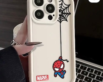 Marvel SpiderMan Mini iPhone Case - Fits all iPhone models (15, 14, 13, 12, 11, Pro Max, XS Max, X, XR, 7, 8, Plus, 6S, 5S)