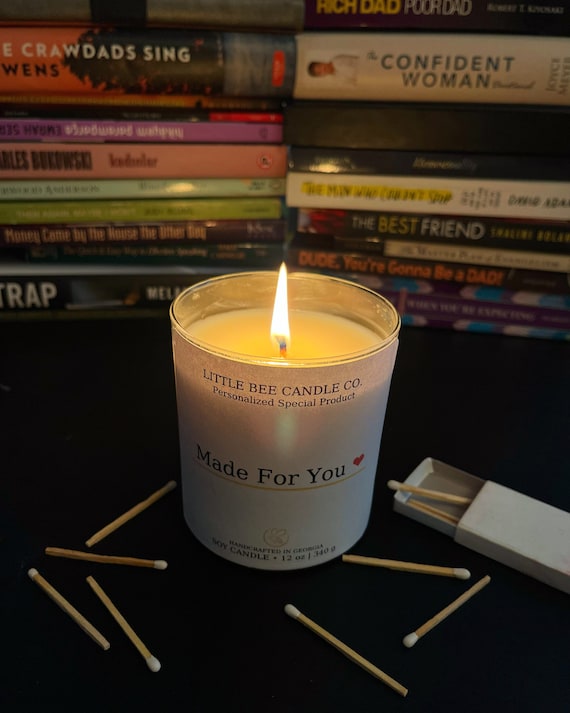 Personalized candle, Personalized gifts, Custom candle, Custom gift, Modern candle, Soy candle,  Aesthetic candle, Candles in jars, Gift